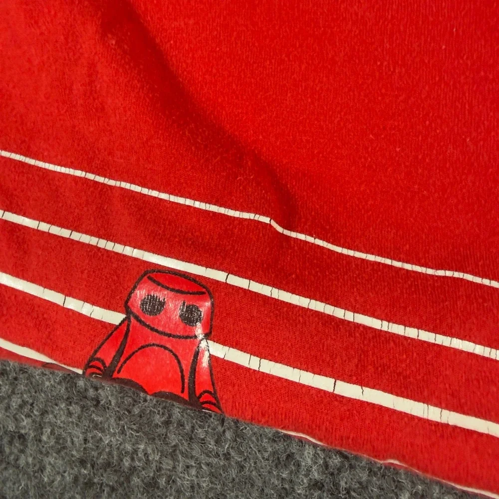 Adidas Chicago Bulls Tank Top NBA Basketball Trefoil Logo Pocket Red Mens L